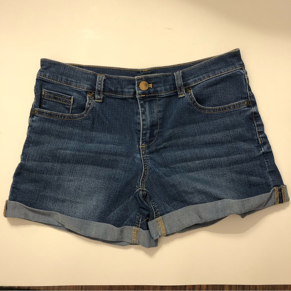 Size 6 Blue denim jean shorts from New York & Company